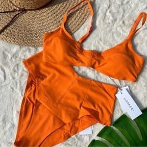 L*Space Seamless Alec Top and Ry Cheeky Bottom Bikini Set